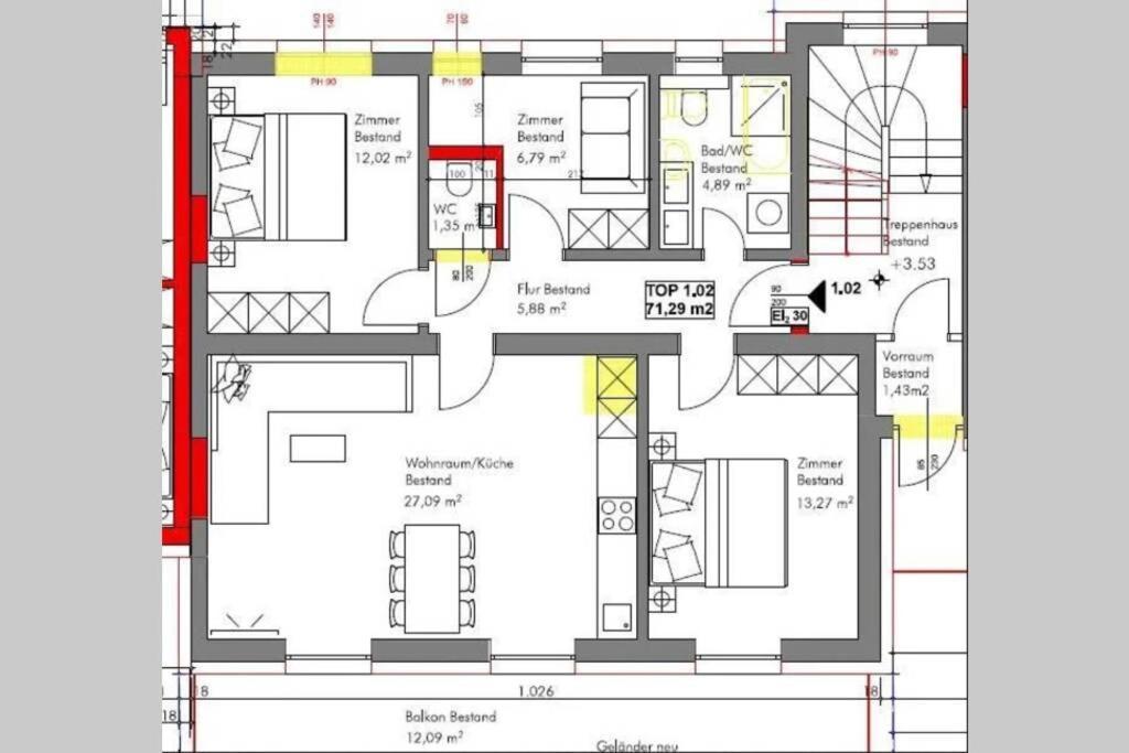 Appartement Schiefersteinweg, שלאדמינג מראה חיצוני תמונה